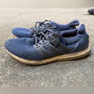 Adidas Navy and Black Athletic Sneakers